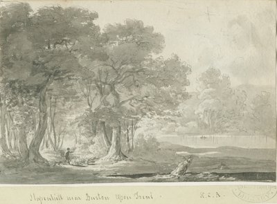Burton-uponTrent - Stapenhill: sepia-tegning, nd [1788-1855] (tegning) af Henry Curzon Allport