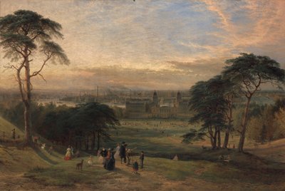 London fra Greenwich Hill [1869, Royal Academy of Arts, London, udstillingskatalog] af Henry Dawson