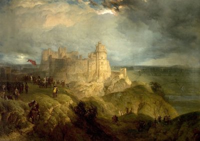 Nottingham Castle af Henry Dawson