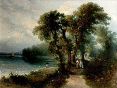 Nottingham fra Wilford Grove, 1831 af Henry Dawson