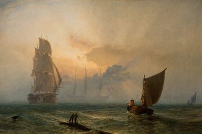 The Wooden Walls of England, 1856. af Henry Dawson