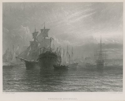 Woolwich værft af Henry Dawson
