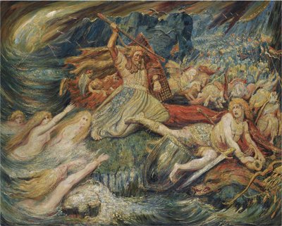Siegfrieds død, 1899 af Henry De Groux