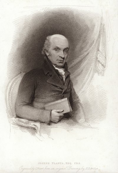 Joseph Planta af Henry Edridge