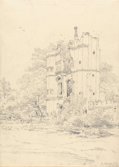 Nether Hall, Essex af Henry Edridge