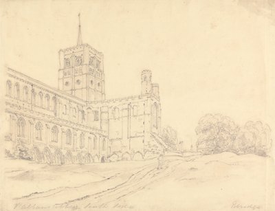 St. Albans kloster af Henry Edridge