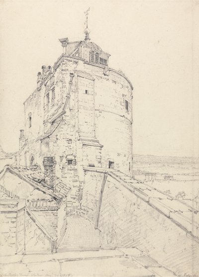 Udgangsforbudstårnet, Windsor af Henry Edridge
