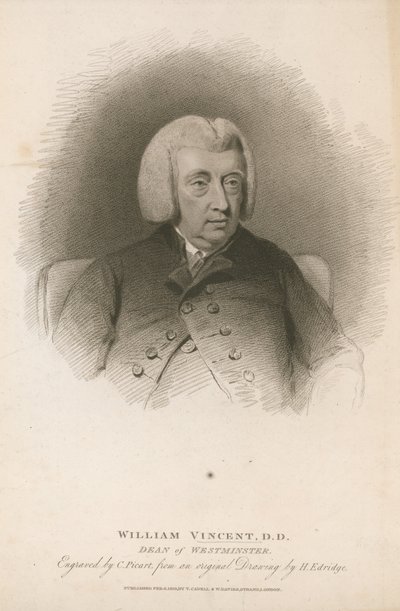 William Vincent, DD, dekan for Westminster af Henry Edridge