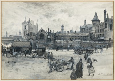 Chetham College og Grammar School af Henry Edward Tidmarsh