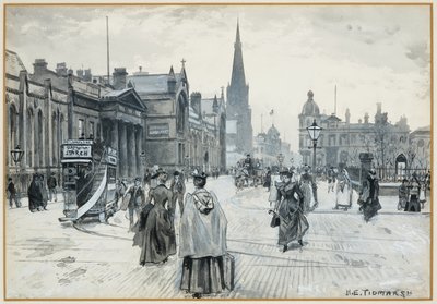 Chorlton Town Hall, School of Art, Cavendish Street Chapel af Henry Edward Tidmarsh