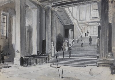 Interior view of the British Museum showing the main staircase, 1884dani af Henry Edward Tidmarsh