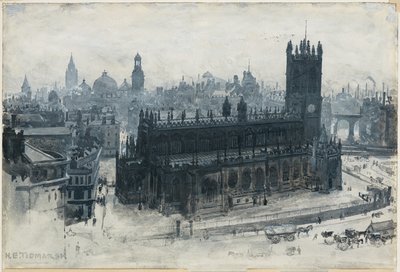 Manchester fra Grammar School af Henry Edward Tidmarsh