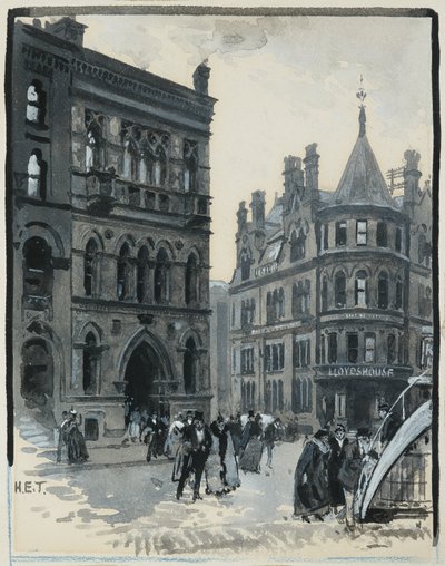 Memorial Hall, Albert Square af Henry Edward Tidmarsh