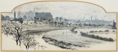 Peel Park ja Pendleton Crescentistä af Henry Edward Tidmarsh