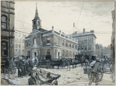 St. James, Manchester (akvarel på papir) af Henry Edward Tidmarsh