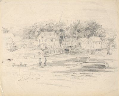 Udsigt over Provincetown af Henry Farrer