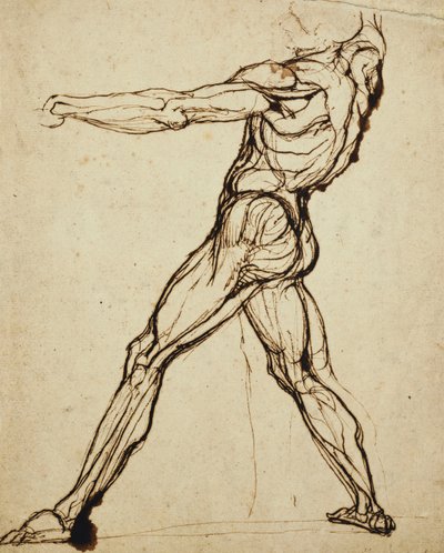 Et nøgenkast, af Johann Heinrich Füssli