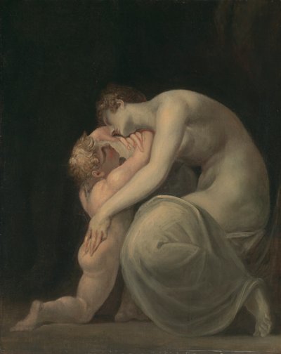 Tekemessa og Eurysakes af Johann Heinrich Füssli
