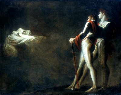 De tre hekse, der vises for Macbeth og Banquo, slutningen af det 18. århundrede af Johann Heinrich Füssli