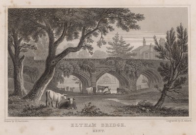 Eltham Bridge, Kent af Henry Gastineau