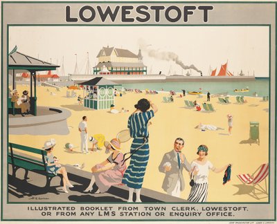 Plakat reklame Lowestoft af Henry George Gawthorn