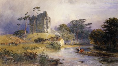 Thirlwall Castle, Northumberland, af Henry George Hine
