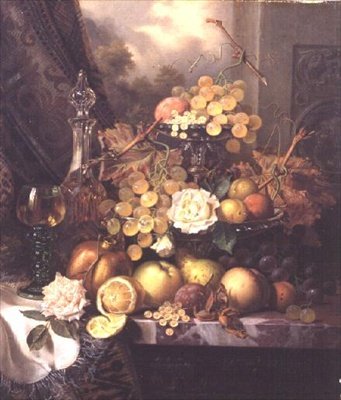 Stilleben med frugt af Henry George Todd