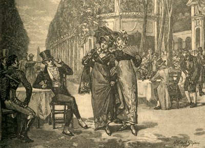 Beaus and Belles of the Regency periode, begyndelsen af det 19. århundrede c1890. af Henry Gillard Glindoni