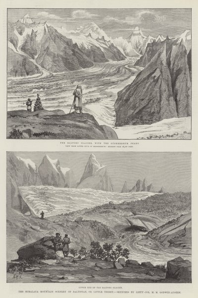 Himalaya-bjerglandskabet i Baltistan eller Lille Thibet af Henry Haversham Godwin Austen