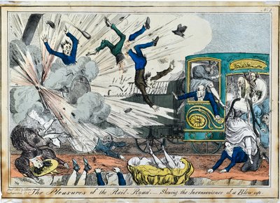 Glæden ved at køre på jernbane. Viser ulemperne ved en sprængning af Henry Heath