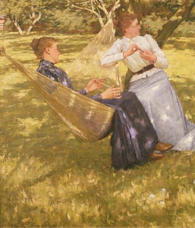 I frugthaven, 1893 af Henry Herbert La Thangue