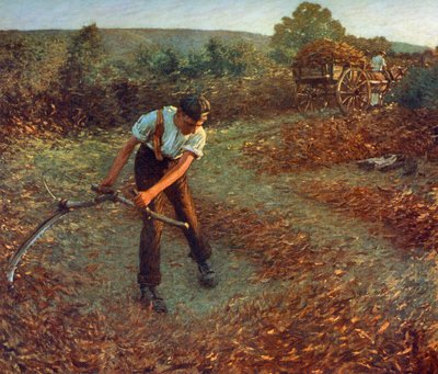 Slå Bracken, c1903, 1912. af Henry Herbert La Thangue