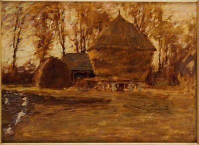 Sussex Hayricks, 1917 af Henry Herbert La Thangue