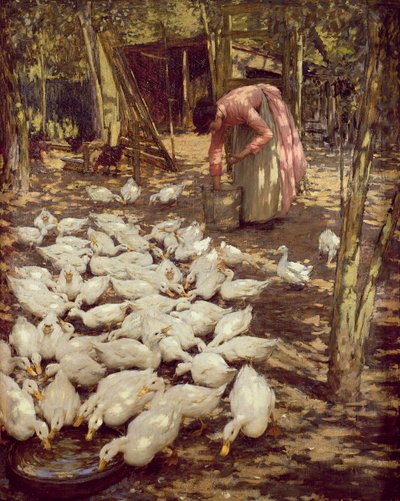 Den lille bedrift, 1896 af Henry Herbert La Thangue