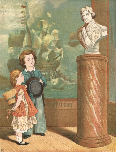 Patriotiske mennesker (farve litho) af Henry Hetherington Emmerson