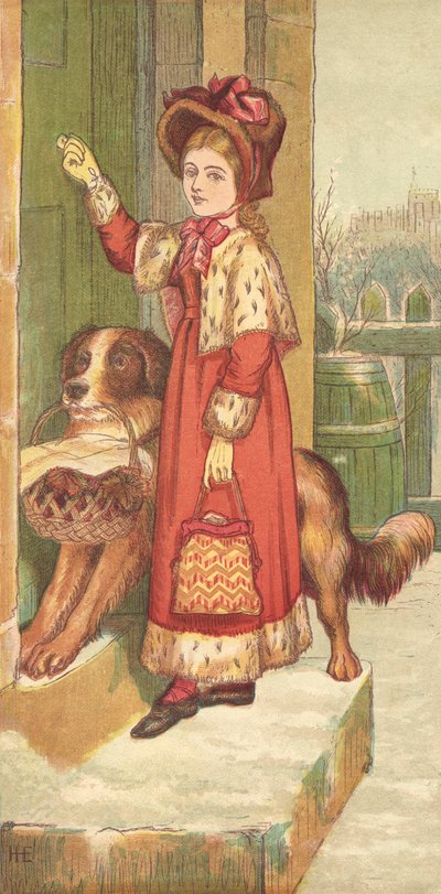 Prinsessens velgørenhed (farve litho) af Henry Hetherington Emmerson