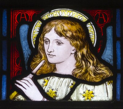 Kirkstall, St Stephen, Heaton Butler & Bayne, Henry Holiday, Head Of A Maiden, ca. 1870 af Henry Holiday