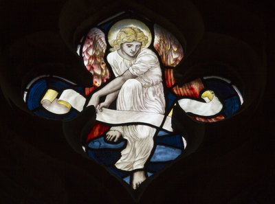 Quatrefoil Tracery, Angel, 1882 af Henry Holiday