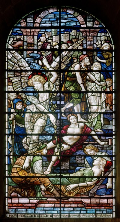 Romsey Abbey, James Powell & Sons, Henry Holiday, The Pool of Bethesda, 1890 af Henry Holiday