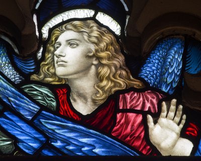 Westminster, St. Margaret, James Powell & Sons, Henry Holiday, Head Of An Angel, 1883 af Henry Holiday