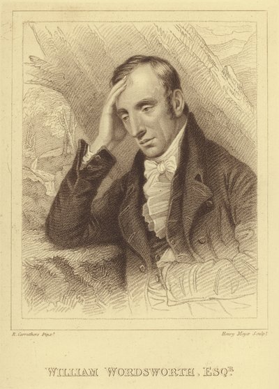 Portræt af William Wordsworth af Henry Hoppner after Meyer