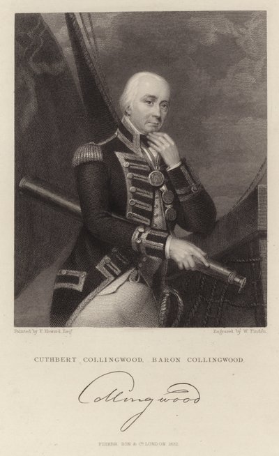Portræt af Cuthbert Collingwood af Henry Howard