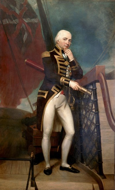 Portræt af kontreadmiral Cuthbert Collingwood (1748-1810), næstkommanderende efter Horatio Nelson (1758-1805) i slaget ved Trafalgar (1805). Olie på lærred af Henry Howard (1769-1847). af Henry Howard