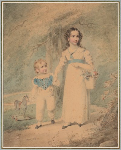 Børn i parken af Henry Inman