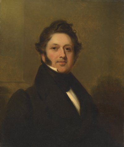 Daniel Embury, ca. 1830. af Henry Inman