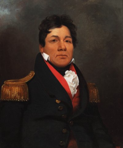 Push-Ma-Ta-Ha (Choctaw) 1831 (olie på lærred) af Henry Inman