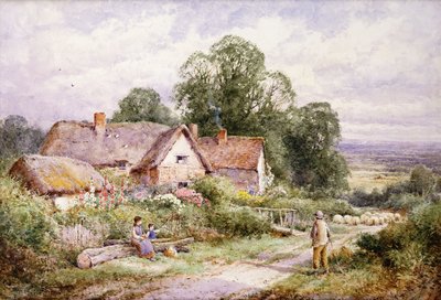 En fårebane nær Woburn, Bedfordshire af Henry John Sylvester Stannard