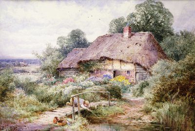 Fange Tiddlers i Eastbury, Berkshire af Henry John Sylvester Stannard