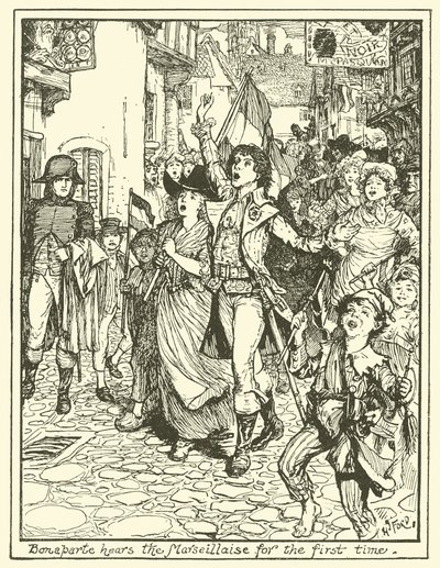 Bonaparte hører Marseillaise for første gang af Henry Justice Ford