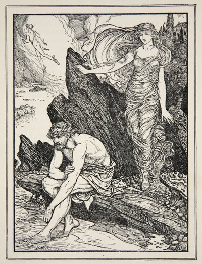 Calypso forbarmer sig over Ulysses, fra 
